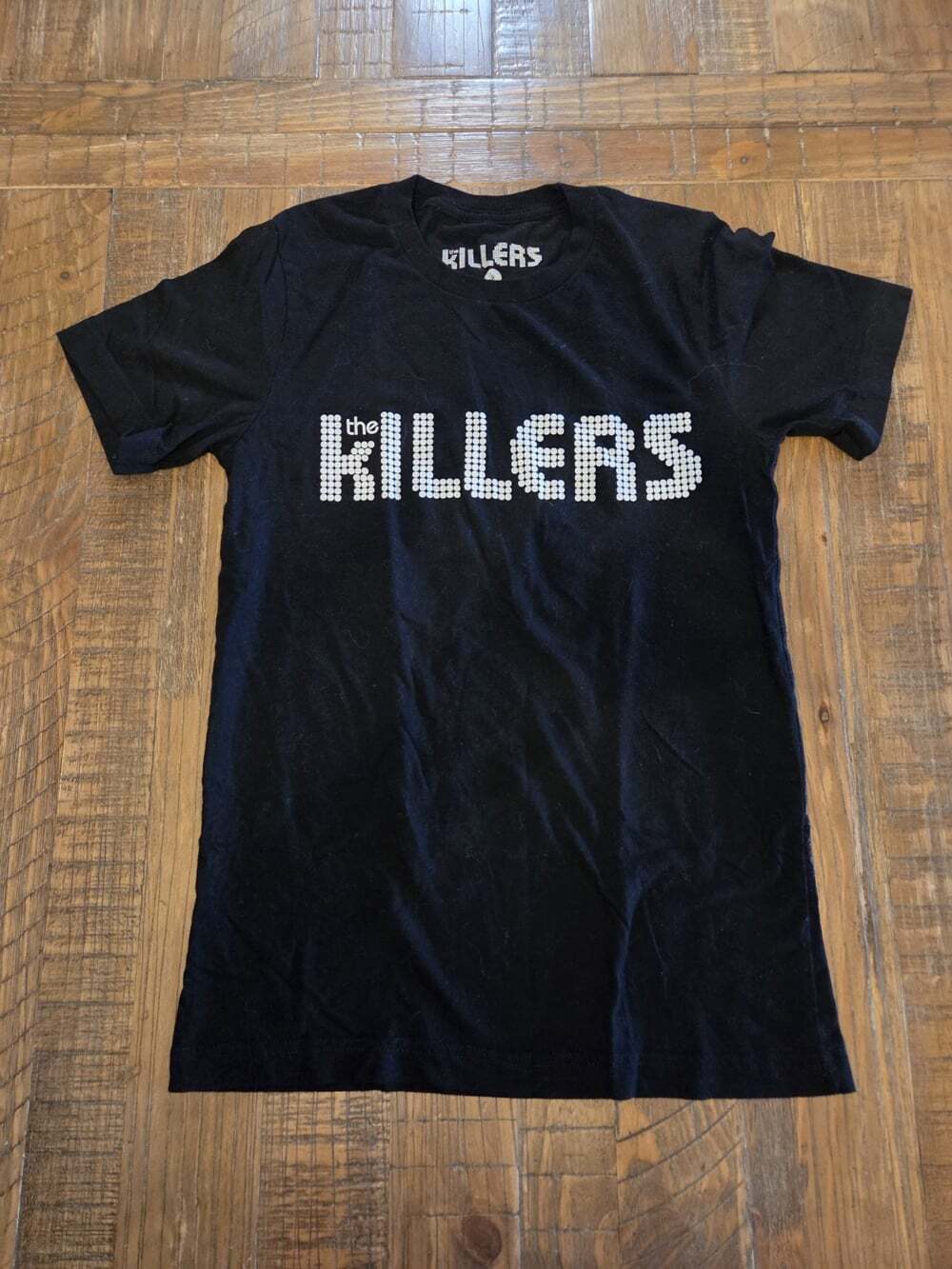 The Killers-Dots Logo-Black T-shirt Small
